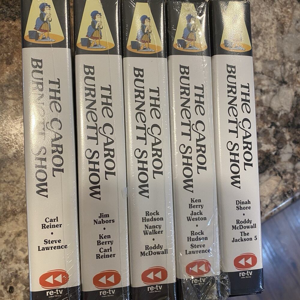 The Carol‎ Burnett Show Collectors Edition VHS Lot of 5 Columbia House Vintage